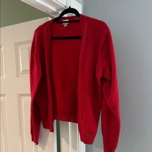 a new day Women's Red Cardigan